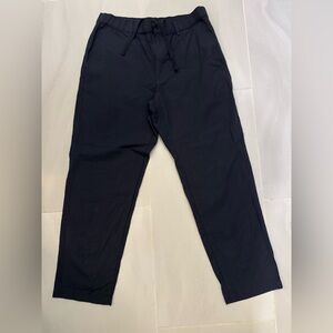 Uniqlo Men's Navy Linen Pants